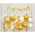 DIY party backdrop decorations latex balloon banner